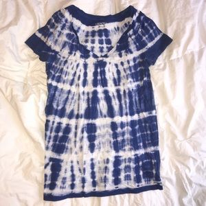 Blue Tie-Dyed T-Shirt